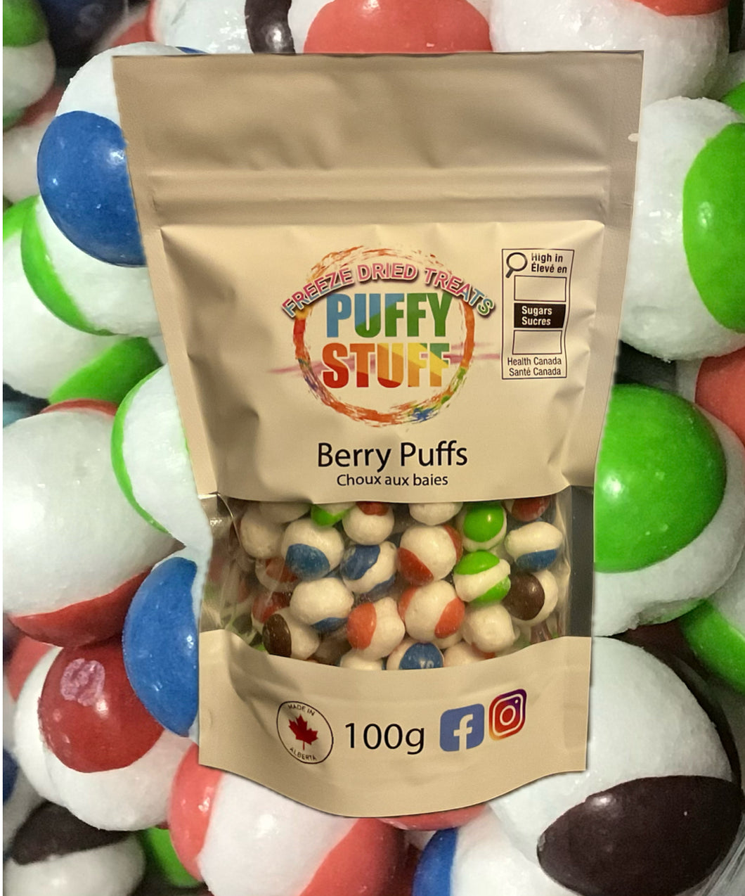12 X Berry Puffs - Wholesale/Corporate Box