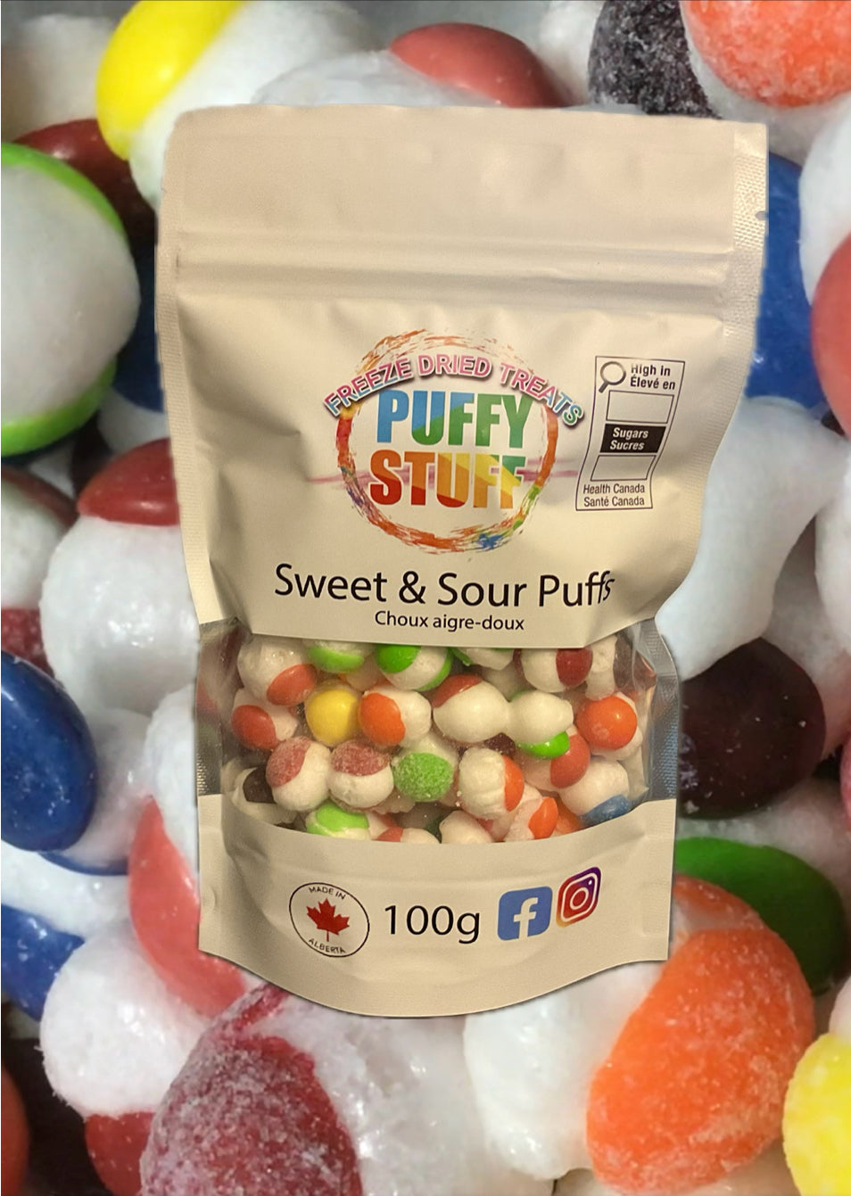 12 X Sweet & Sour Puffs - Wholesale/Corporate Box