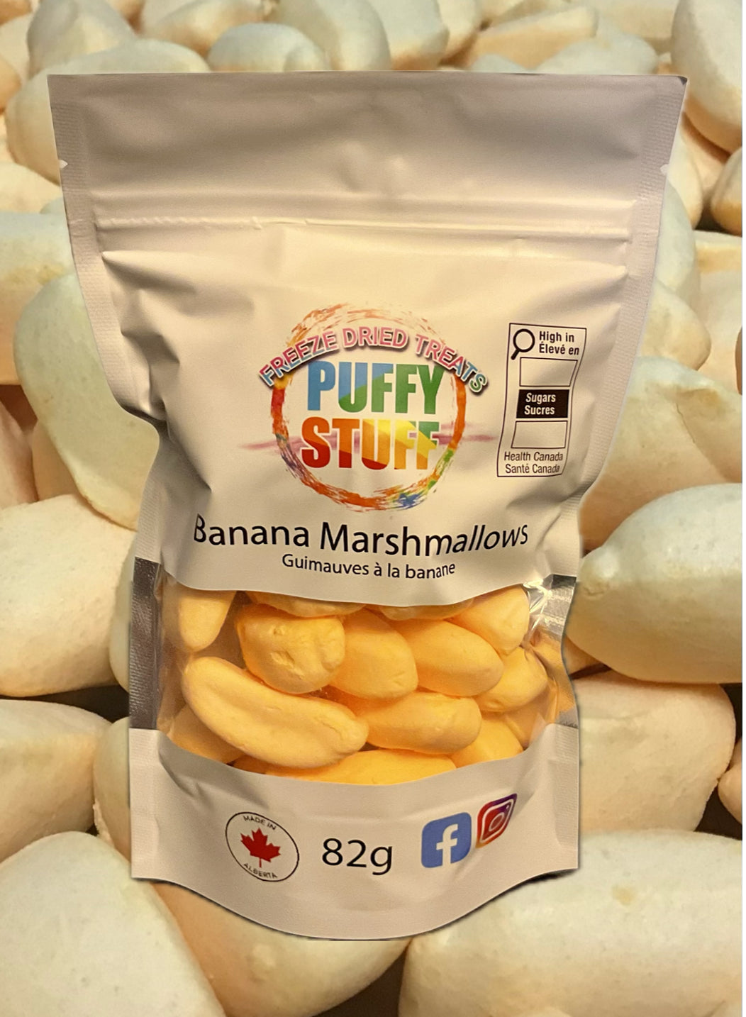 12 X Banana Marshmallows - Wholesale/Corporate Box