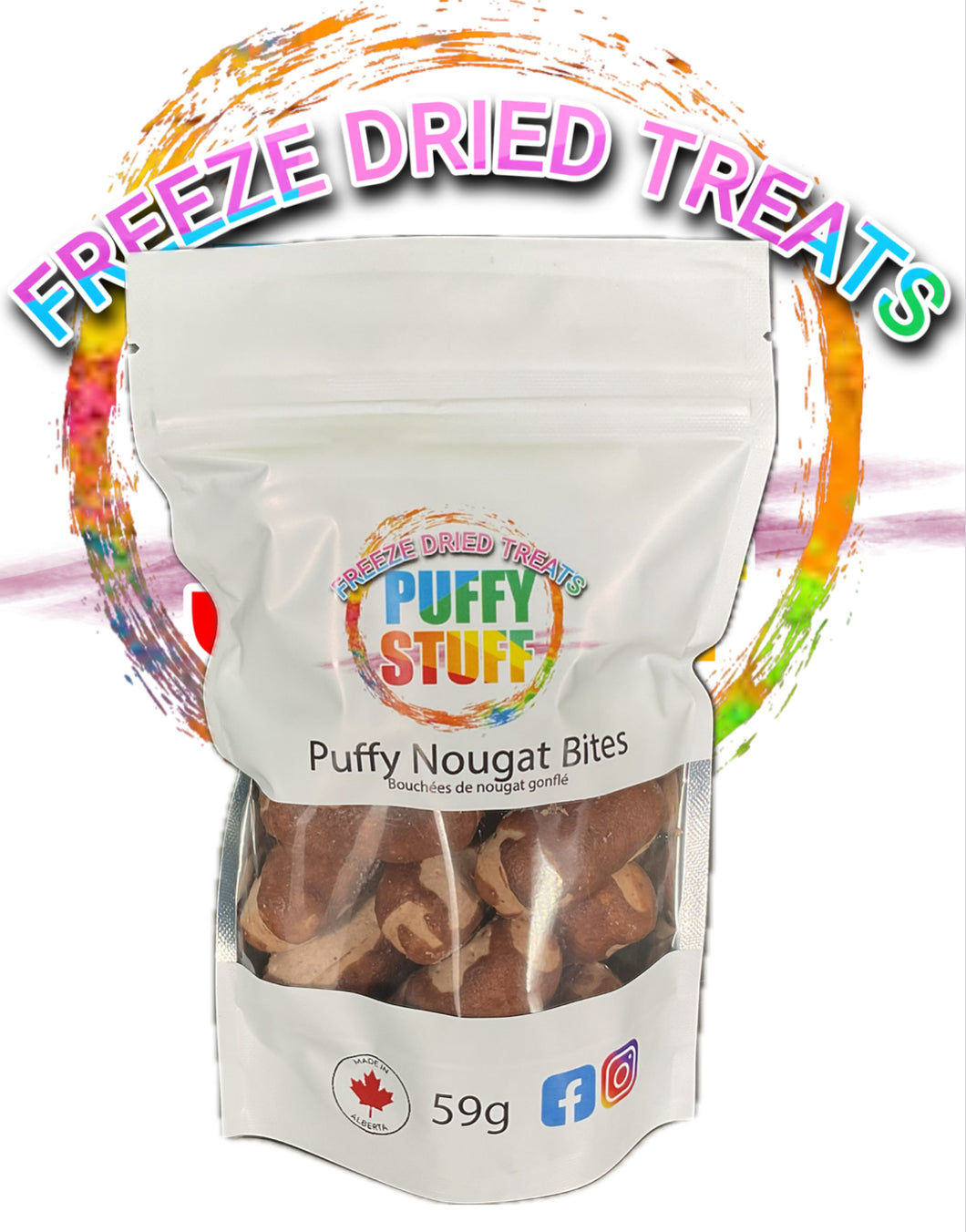 12 X Puffy Nougat Bites - Wholesale/Corporate Box